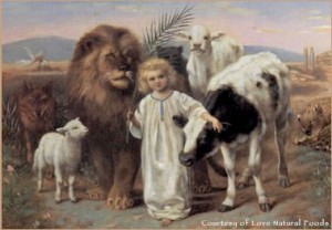 20120127fr-william-strutt-peace-1896-painting-lion-lamb-bible-allastar_publishing-love-food-veggie-burger